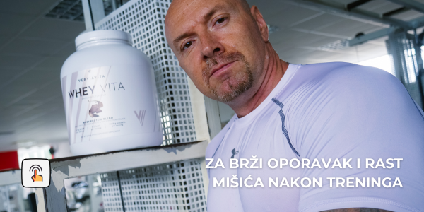 Za brži oporavak i rast mišića nakon treninga Whey Vita